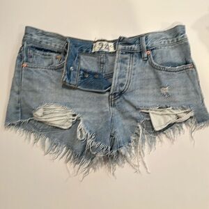 Denim shorts
